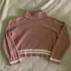 Soft Turtleneck crop sweater